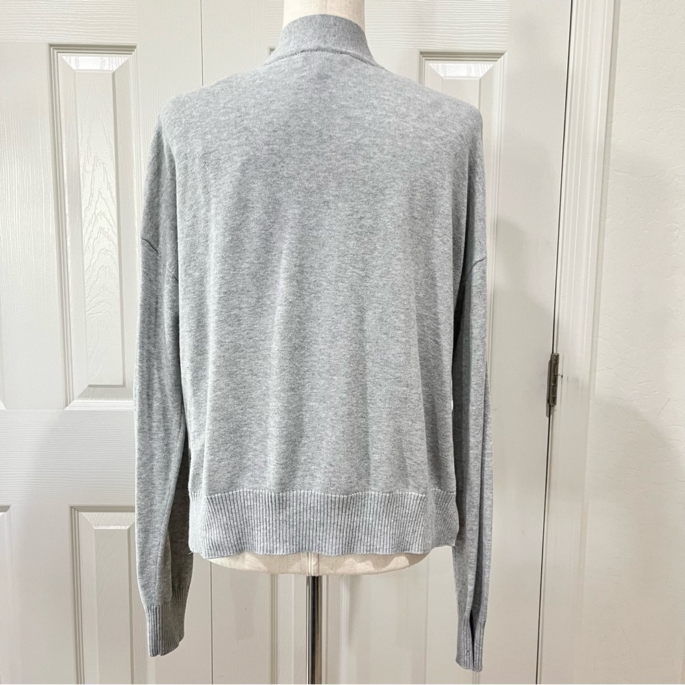J. Crew Knit Cardigan Sweater Gray Size M - Picture 3 of 8
